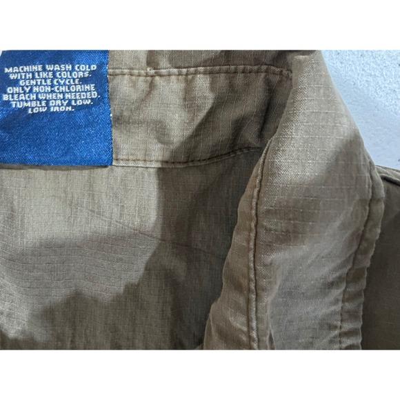 Bills Khakis Button Up Size XL Lot of 2 Olive Gold Ripstop Casual Outdoors READ - Picture 13 of 16